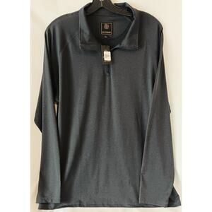 F/X Fusion 1/4 Zip Gray Sportswear Pullover Men's Size Large With Spandex NWT